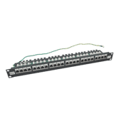 24 Port Cat 6A FTP Shielded Angled Patch Panel 24 Port Cat 6A FTP Shielded Angled Patch Panel