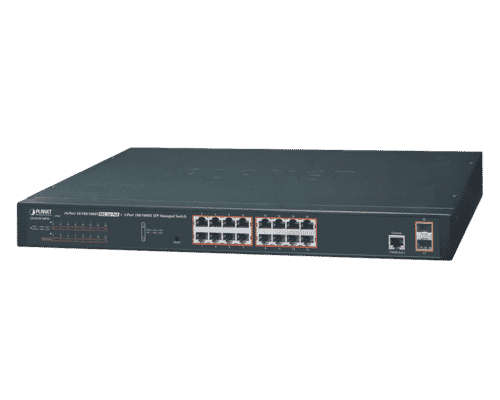 Planet GS-4210-16P2S 16 Port + 2 x SFP L2 Managed POE+ Gigabit Switch