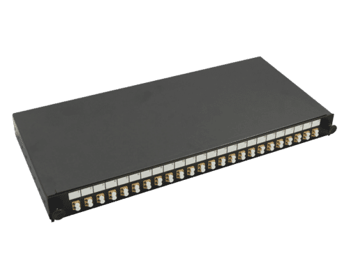 Multimode Duplex Fiber Optic 19” Termination Drawer Panel