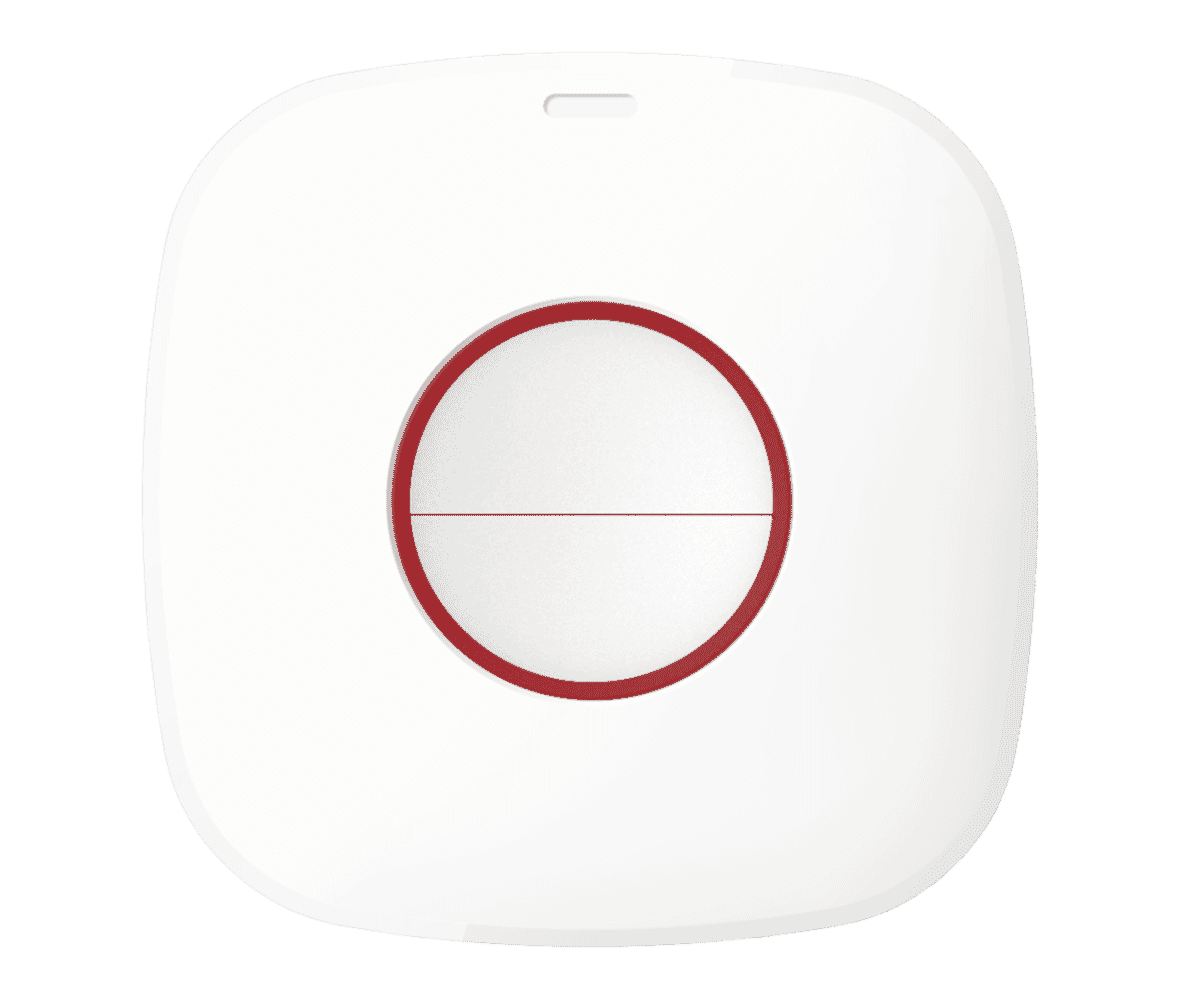 Hikvision 2 Button Module Hikvision DS-PDEB2-EG2-WE Wireless Wall Mount Dual Panic Button ...