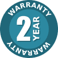 2 Year warranty