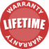 Lifetime warranty Lifetime warranty
