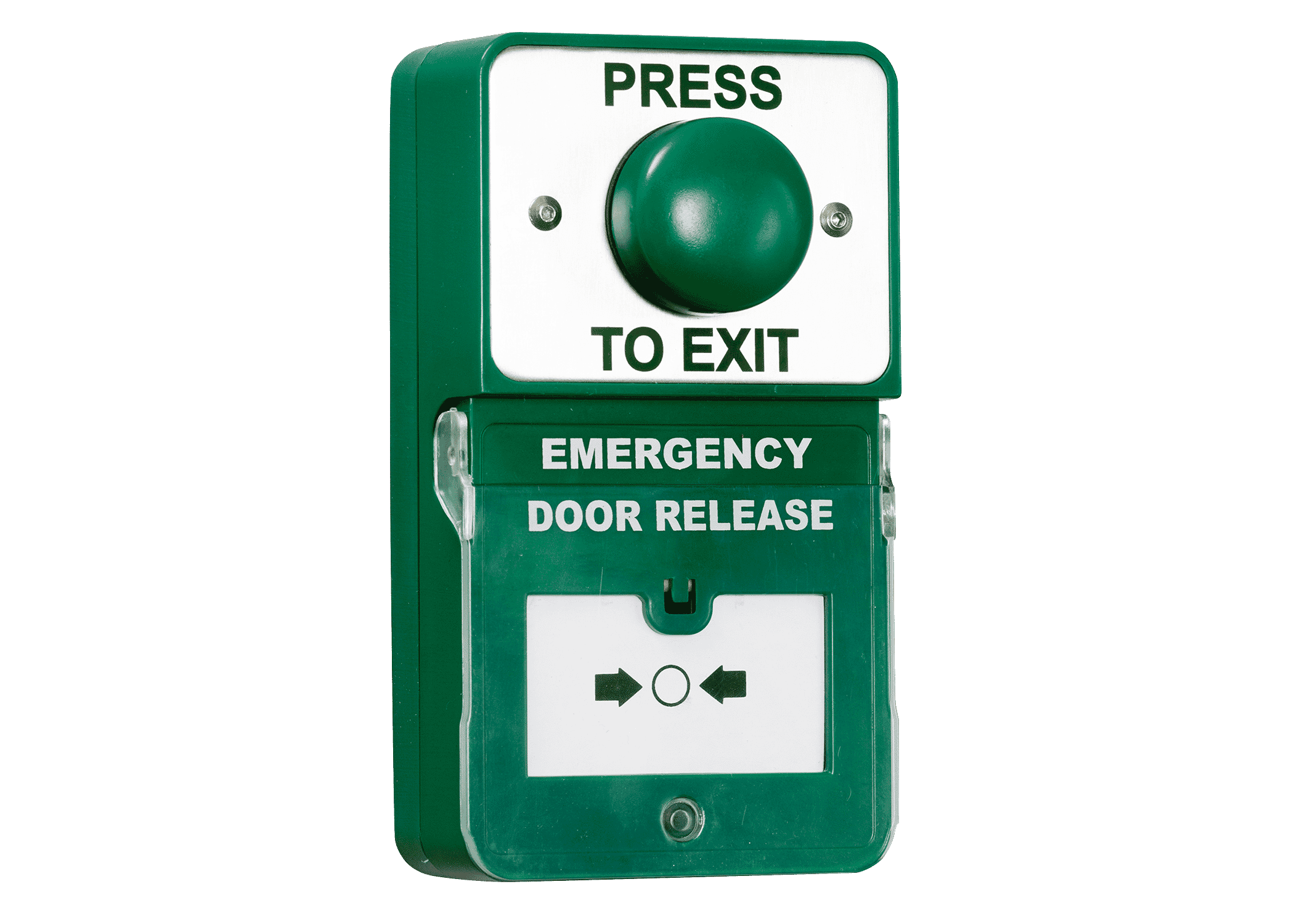 RGL DU-GB/PTE Dual Unit Green Press-To-Exit Button with Emergency Door Release