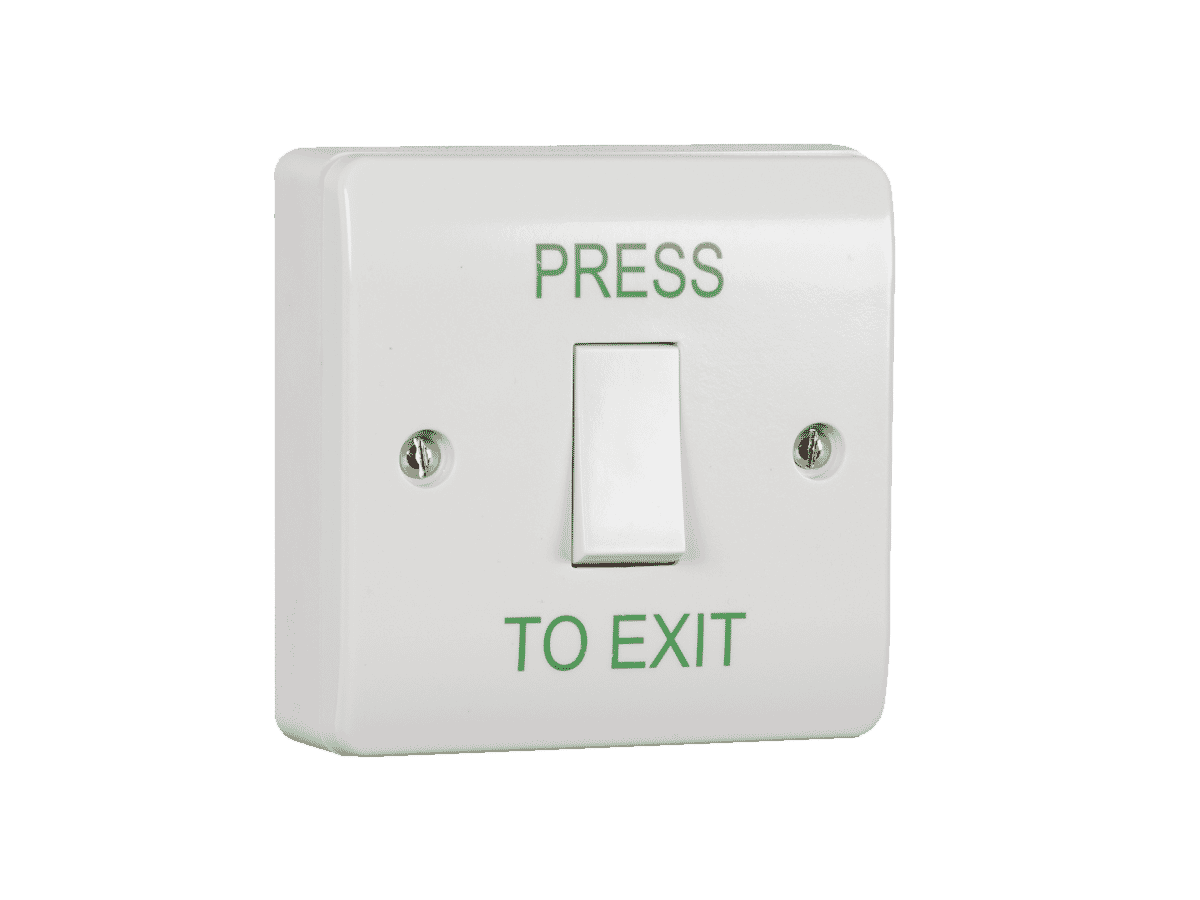 RGL EBLS/PTE Plastic Surface Mount Push to Exit Button