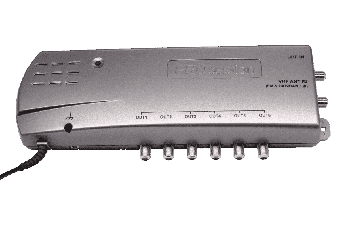 Blake PROception 6way UHF/VHF Distribution Amplifier Connectec.uk