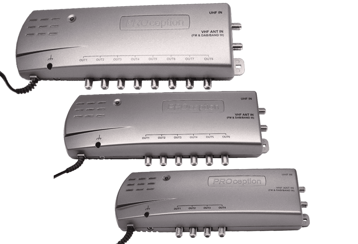 Blake PROception UHF/VHF Distribution Amplifier Connectec.uk