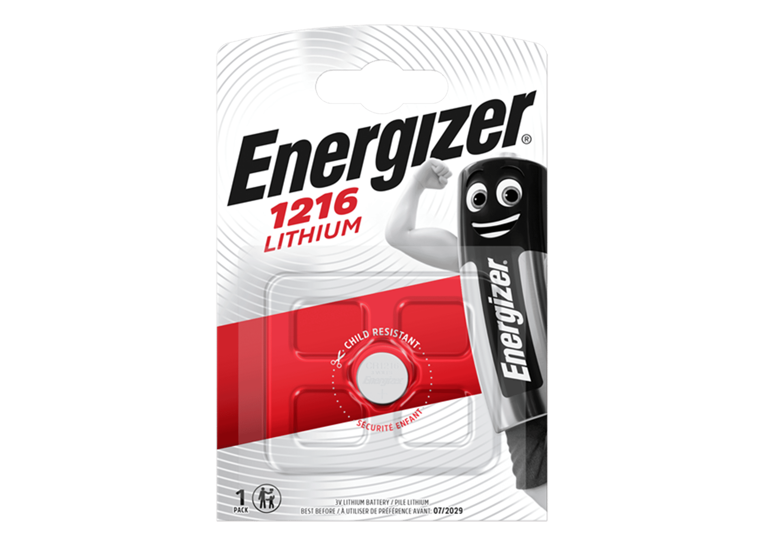 Energizer CR1216 Lithium Coin 3V Single Pack