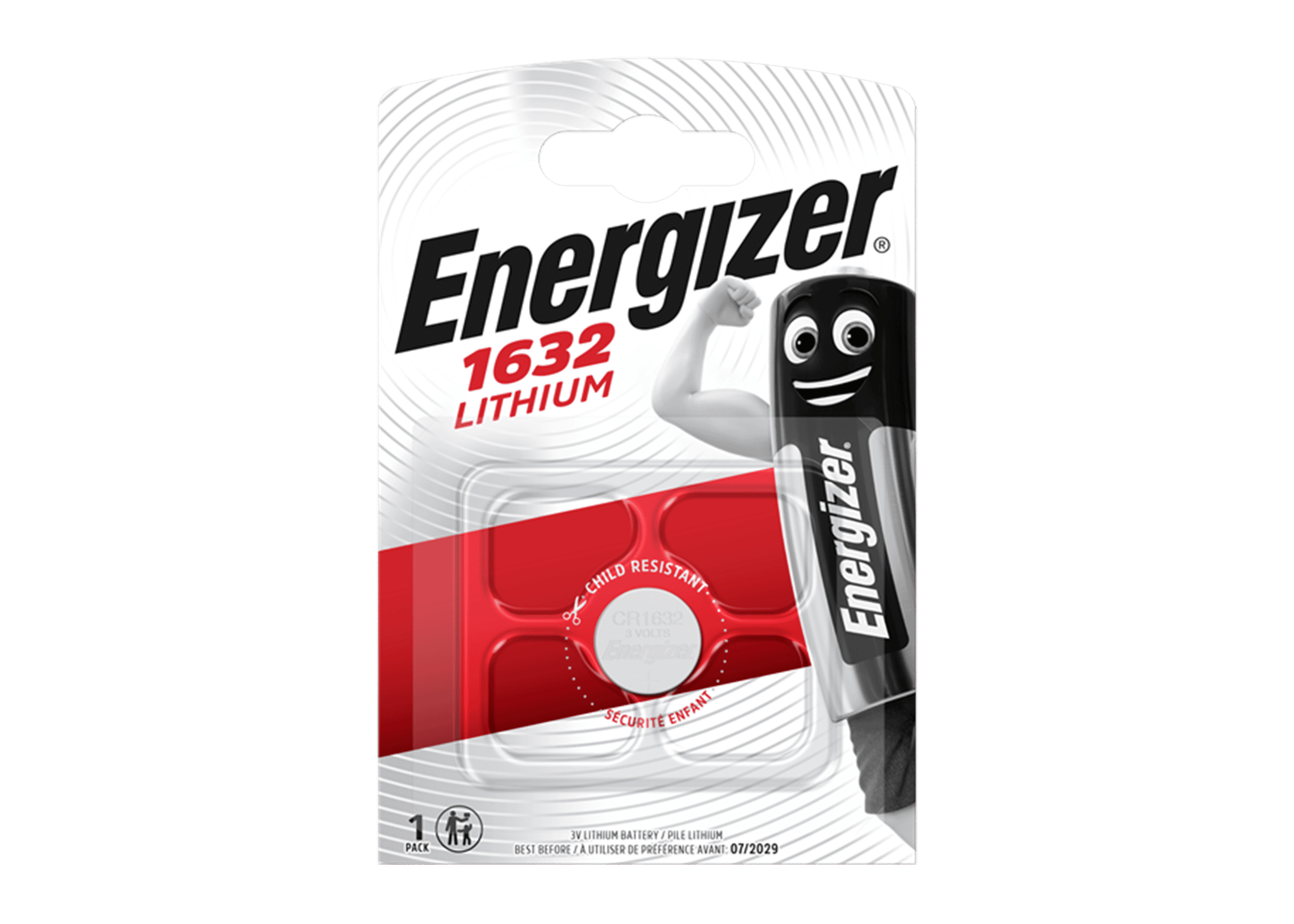 Energizer CR1632 Lithium Coin 3V Single Pack