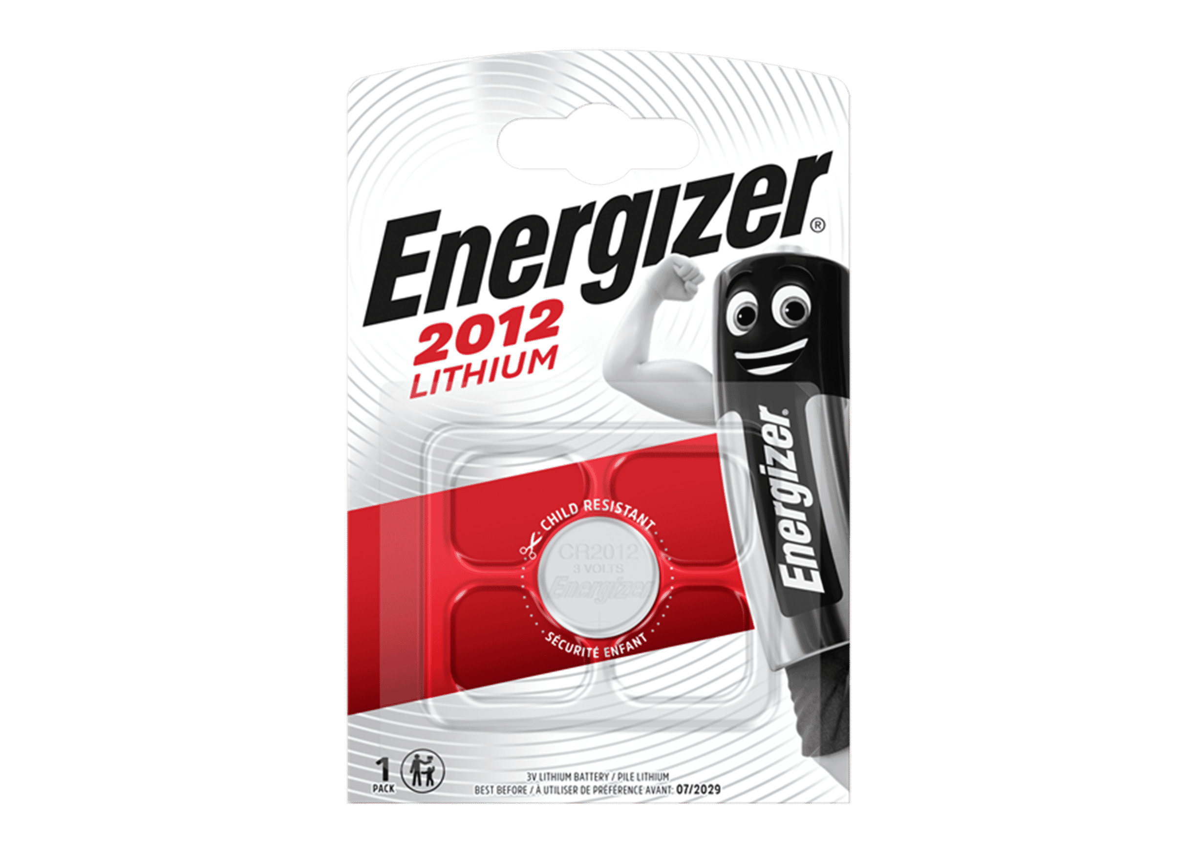 Energizer CR2012 Lithium Coin 3V Single Pack