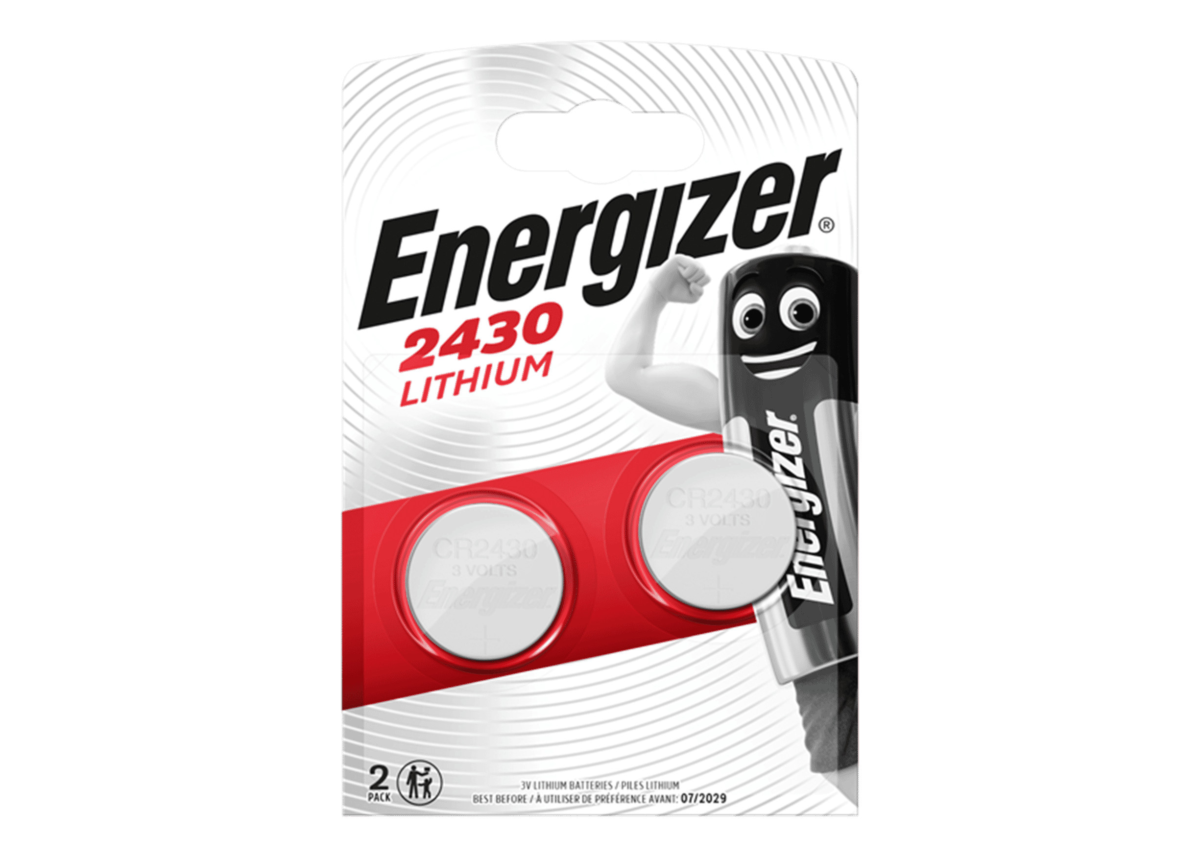 Energizer CR2430 Lithium Coin 3V Twin Pack