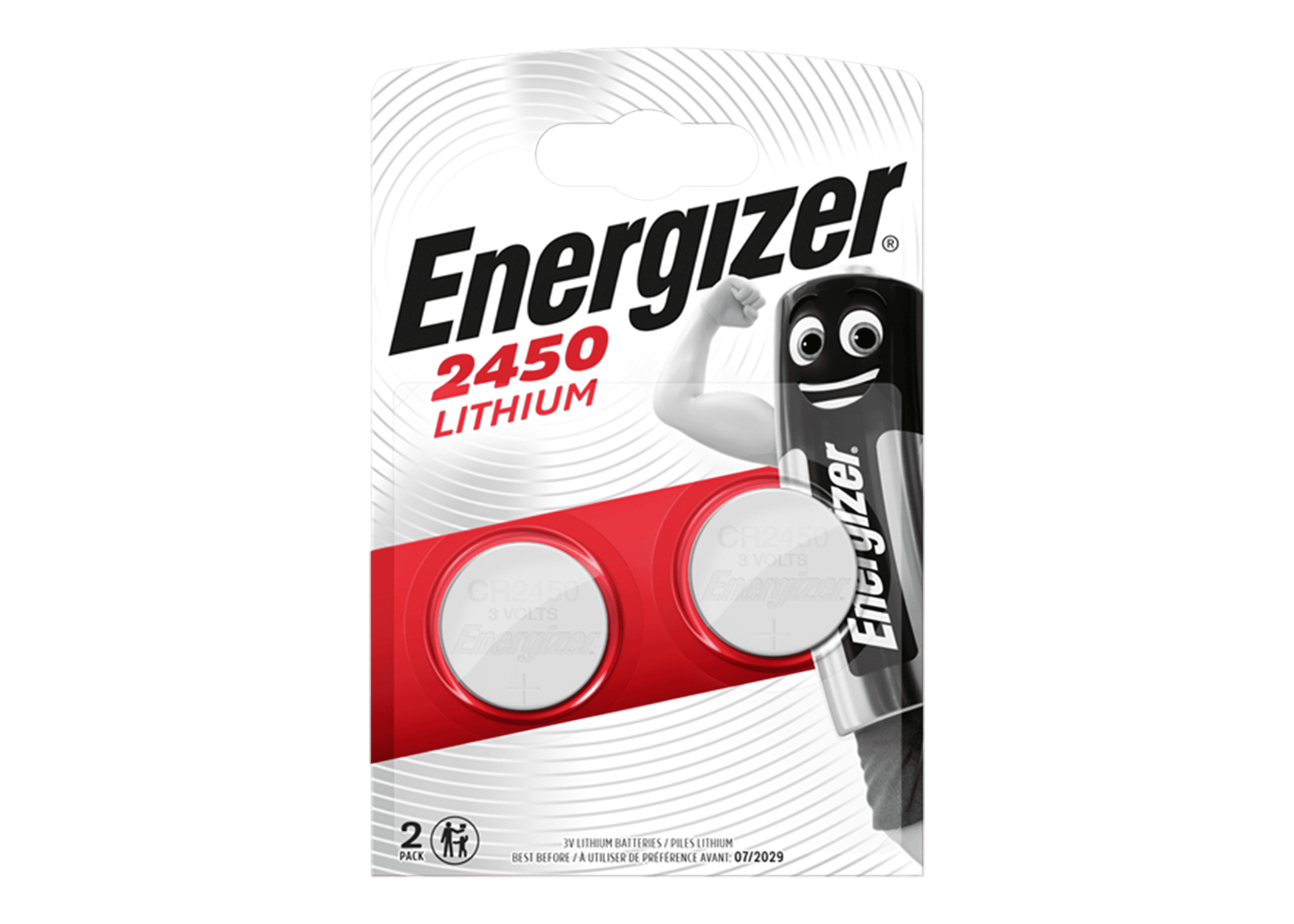 Energizer CR2450 Lithium Coin 3V Twin Pack