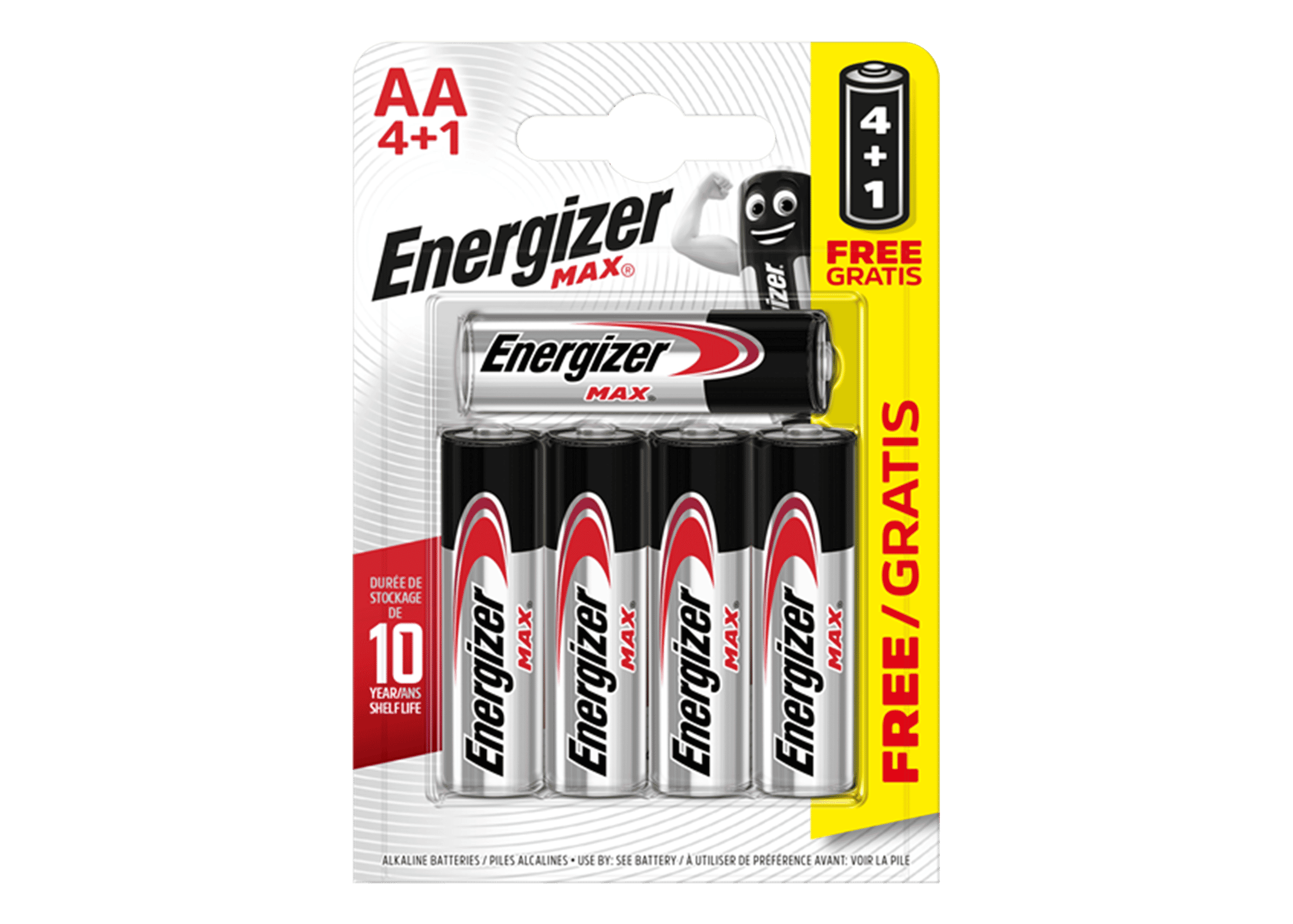 Energizer MAX® Alkaline AA Batteries 4 Pack