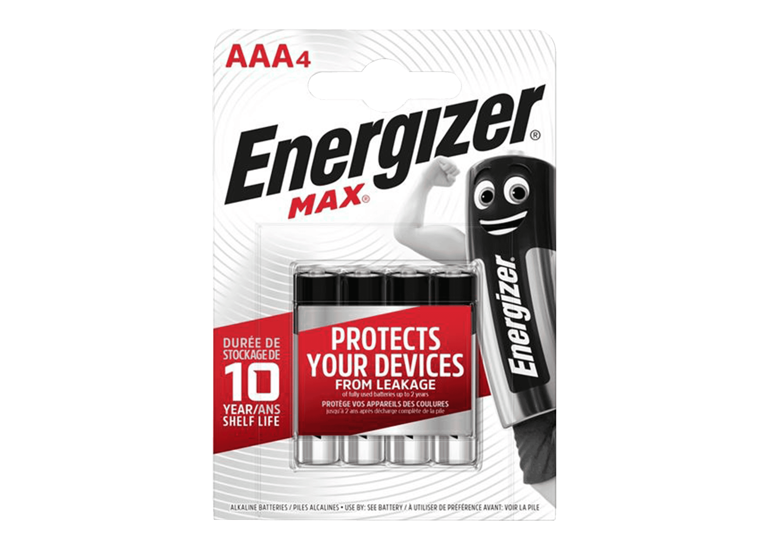 Energizer MAX® Alkaline AAA Batteries 4 Pack