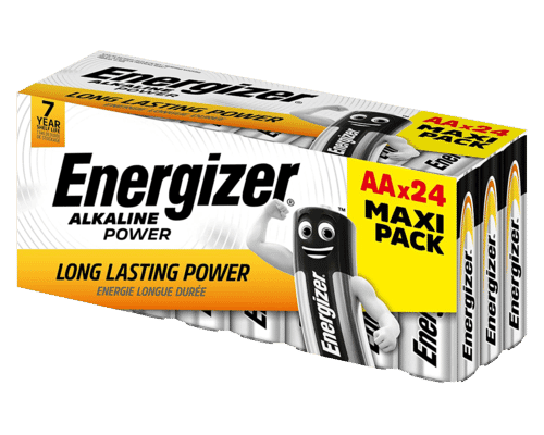 Energizer AA LR6 Alkaline Power Batteries 24 Pack