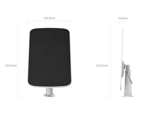 Solar Panel (F) for use with EZVIZ EB8 Battery Camera 4.2W