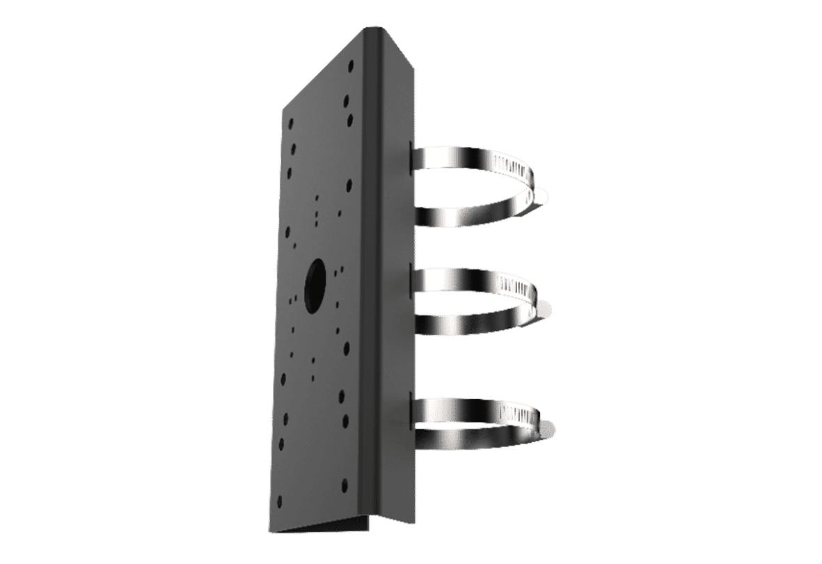 Hikvision DS1275ZJSUS/BLACK Stainless Steel Pole Mount Bracket
