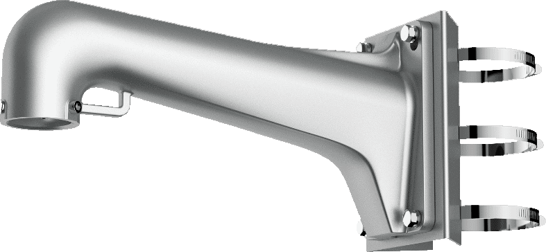 Hikvision DS1603ZJPOLEP PTZ Pole Mount Bracket Grey Connectec.uk