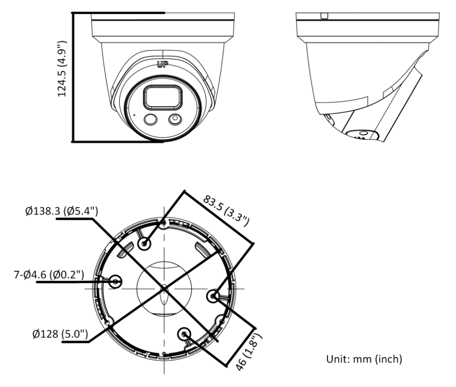 Hikvision DS-2CD2346G2-ISU/SL 4MP IP Acusense Turret Siren Strobe