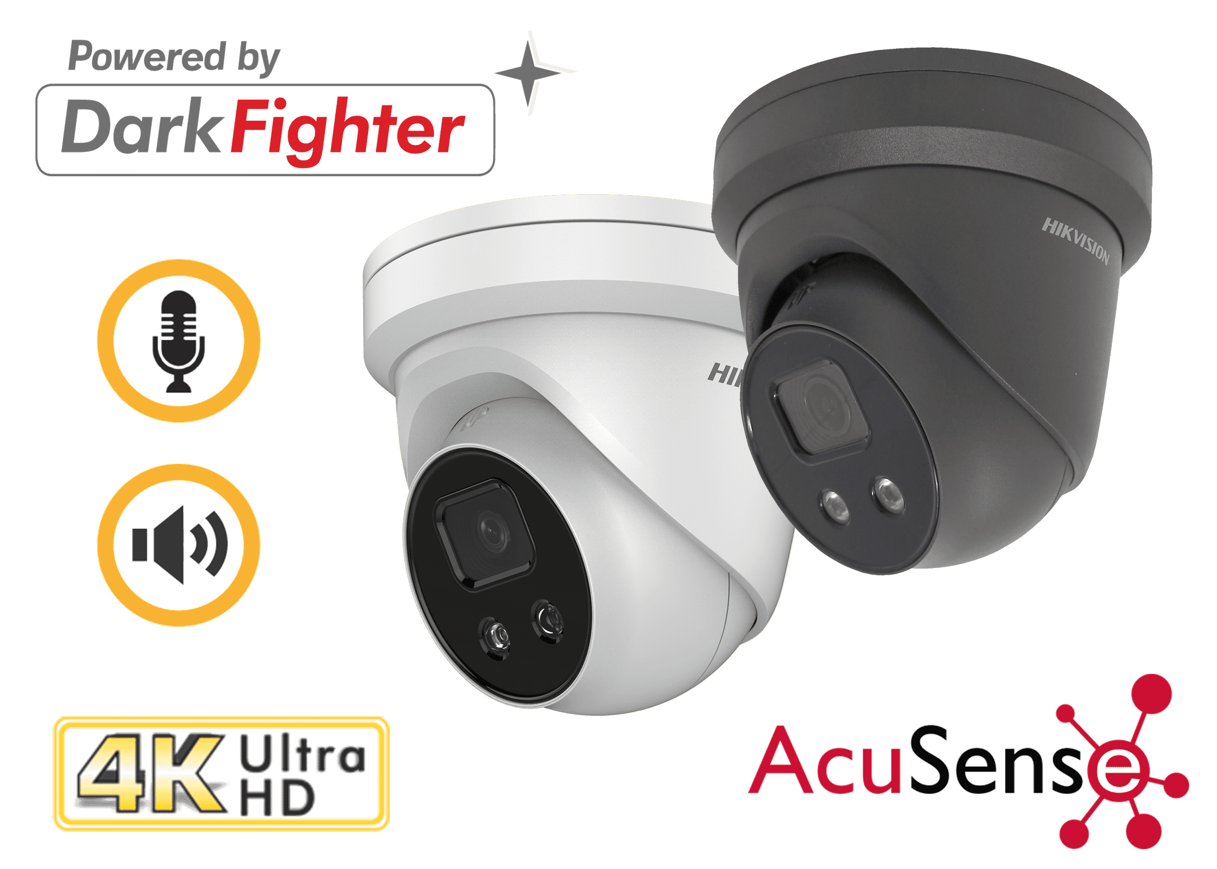 Hikvision DS-2CD2386G2-ISU/SL 8MP 4K IP Acusense Audio | Connectec.uk