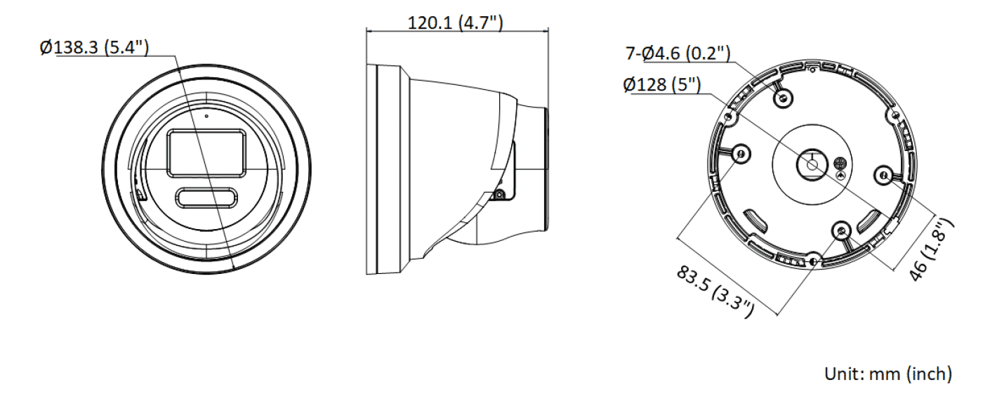 Hikvision DS-2CD2387G2-LSU/SL 8MP 4K ColorVu Turret Live Guard