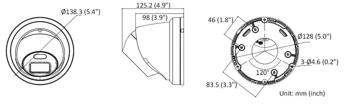 Hikvision DS-2CD3347G2-LSU 4MP IP ColorVu Turret 2.8mm