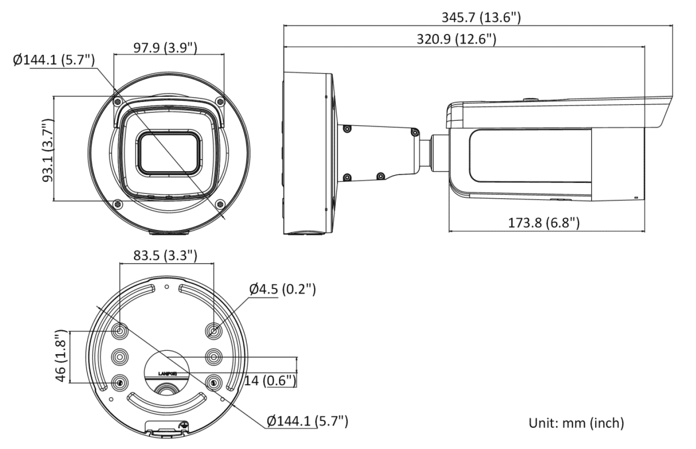 Hikvision DS-2CD3686G2-IZS 8MP 4K IP Acusense Bullet 2.8-12mm MFZ
