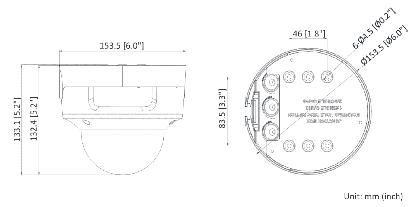 Hikvision DS-2CD3756G2-IZS 5MP IP Vari-focal Dome 2.8-12mm MFZ