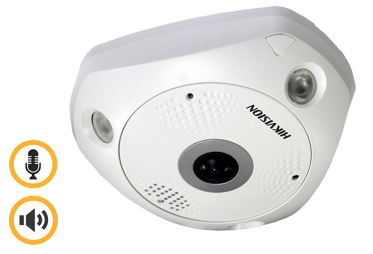 Hikvision DS-2CD6365G0-IS 6MP IP DeepinView Fisheye Camera 1.27mm ...