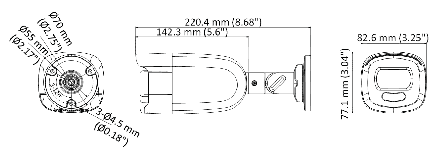 Hikvision DS-2CE12HFT-E 5MP TVI ColorVu Bullet 3.6mm
