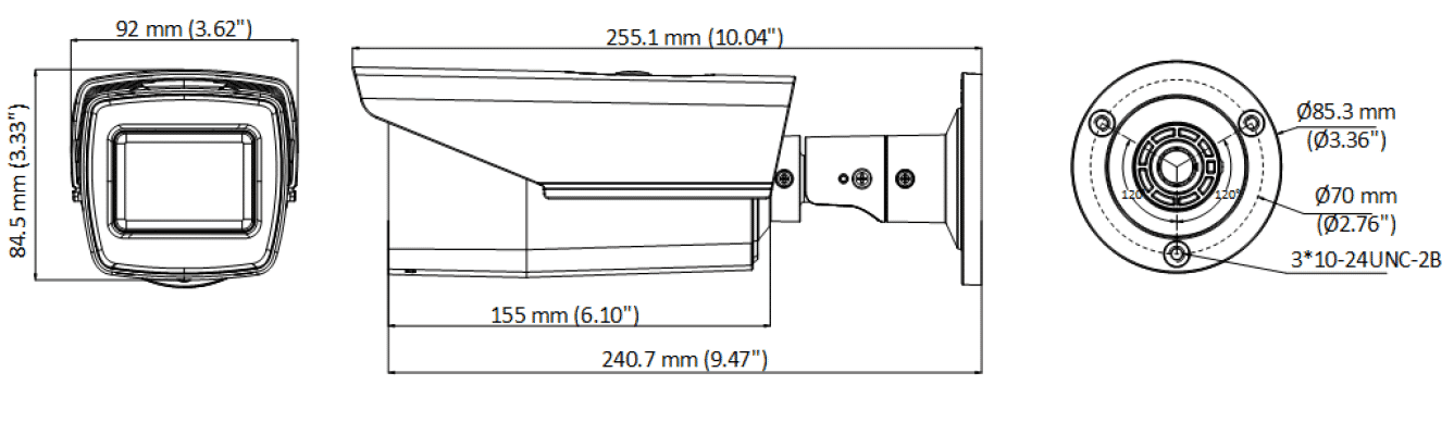 Hikvision DS-2CE19H0T-IT3ZE 5MP TVI PoC Bullet 2.8-12mm MFZ