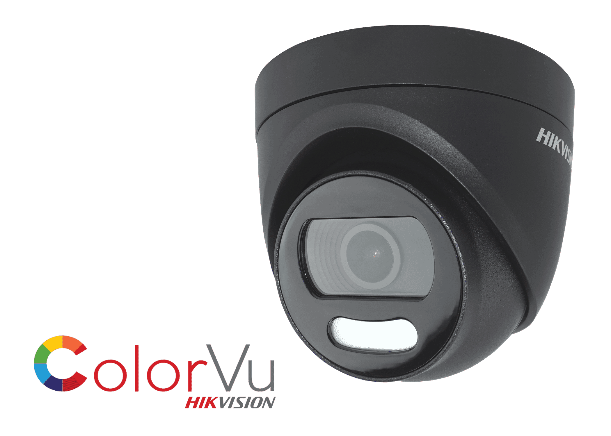 Hikvision DS-2CE72HFT-E/BLACK 5MP TVI Colorvu Turret 2.8mm | Connectec.uk