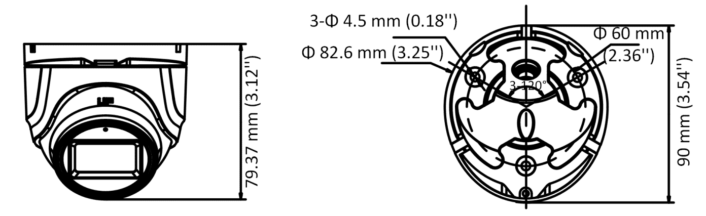 Hikvision DS-2CE76D0T-ITMFS 2MP TVI Mini Turret 2.8mm