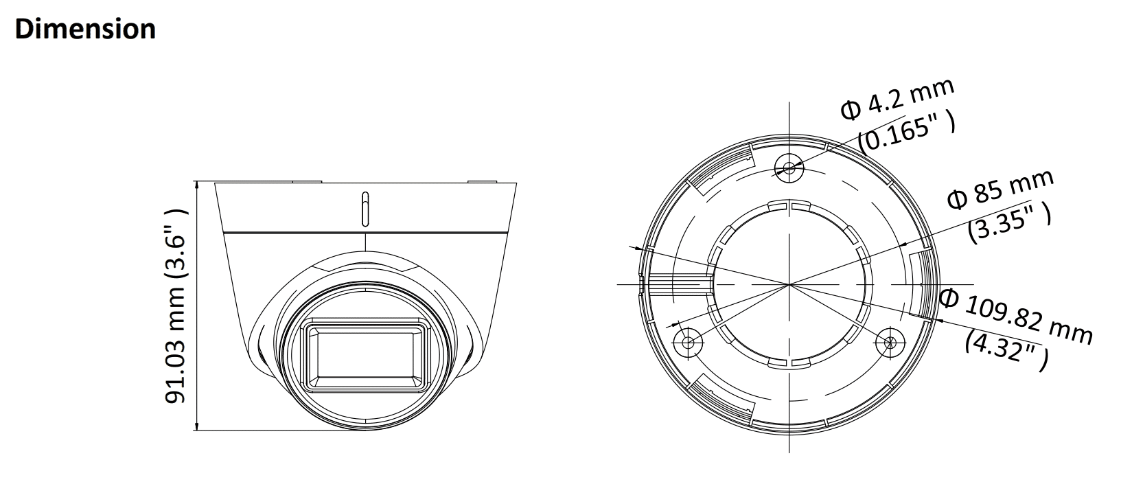 Hikvision DS-2CE78H8T-IT3F 5MP TVI Low Light Turret