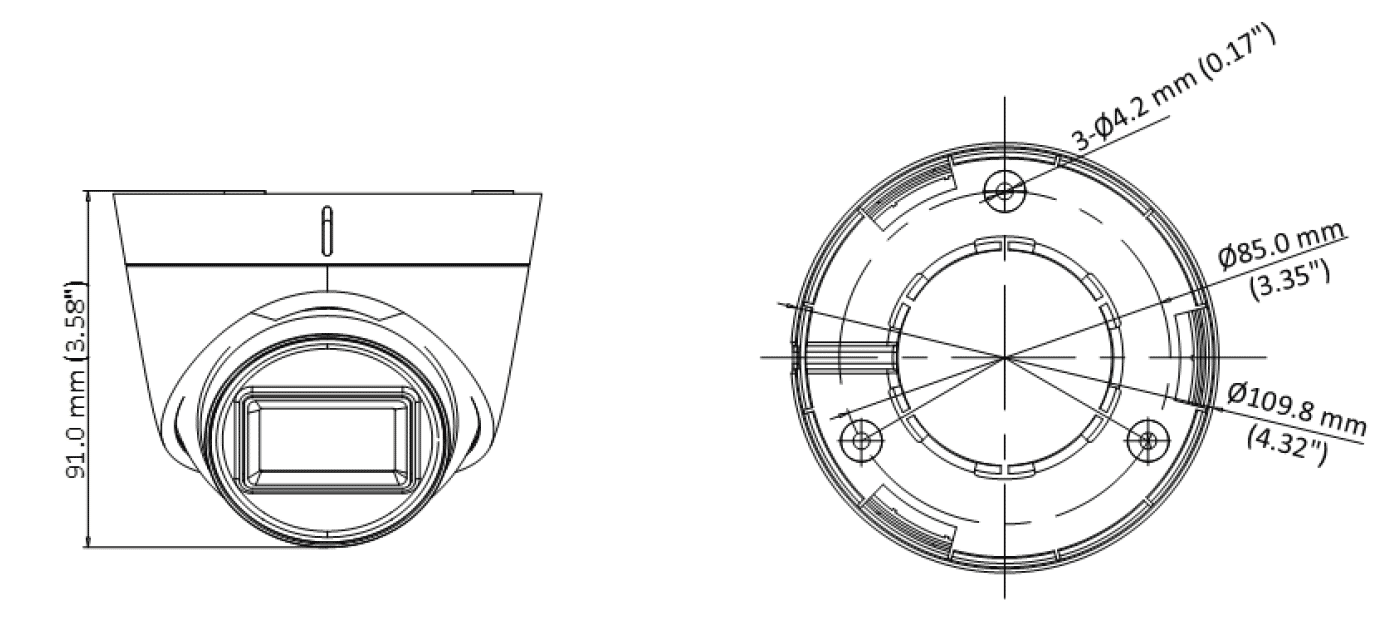 Hikvision DS-2CE79H0T-IT3ZE 5MP TVI PoC Turret Camera 2.8-12mm MFZ