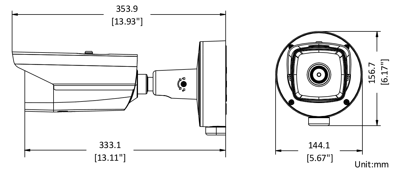 Hikvision DS-2TD2137-7/PI Thermal Fire Detection Bullet Camera 6.5mm