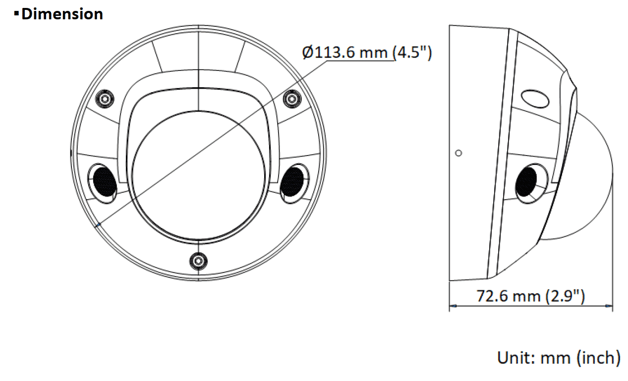 Hikvision DS-2CD2547G2-LS 4MP IP Colorvu Acusense Mini Dome 2.8mm