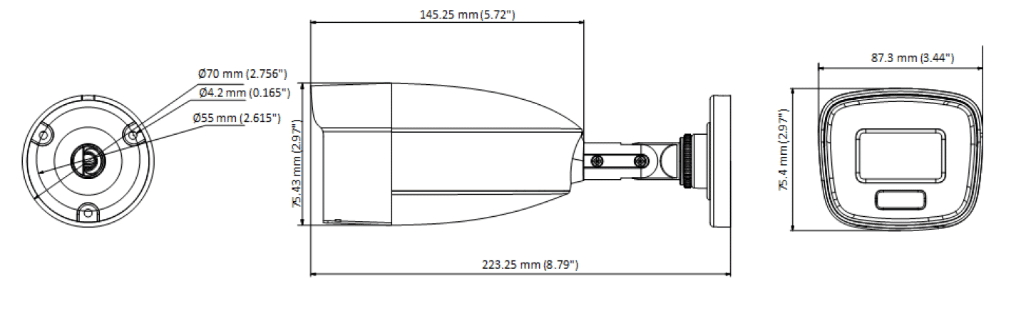 HiLook THC-B229-M 2MP TVI ColorVu Bullet Camera