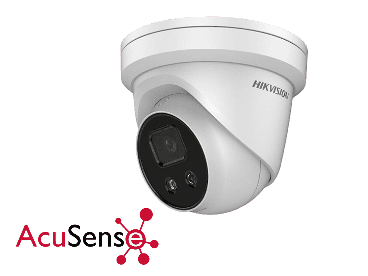 Hikvision DS-2CD2346G1-I 4MP IP AcuSense Turret | Connectec.uk