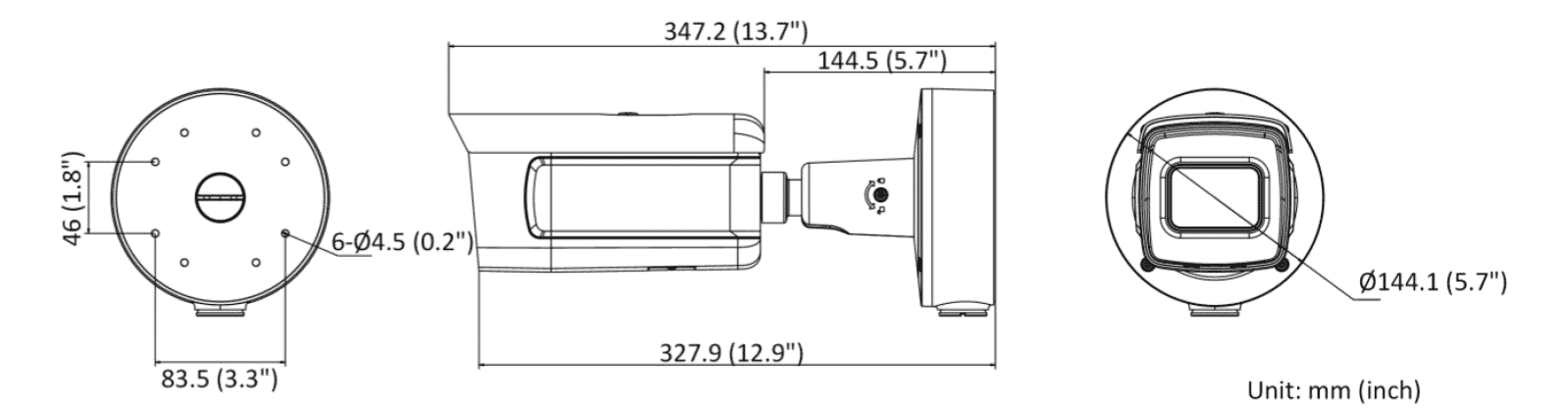 Hikvision iDS-2CD7A46G0-IZHS 4MP IP Face Recognition Bullet 2.8-12 MFZ