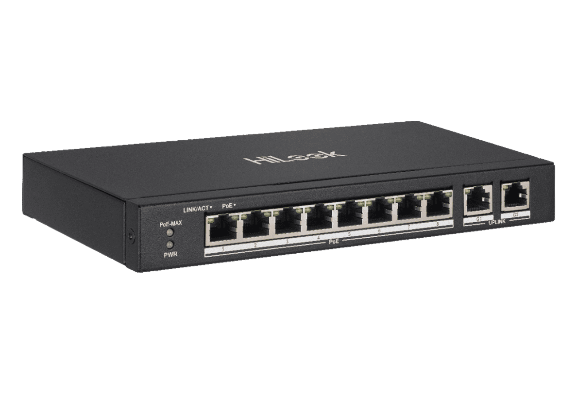 HiLook NS-0310P-60 8 Port PoE 10/100 Network Switch