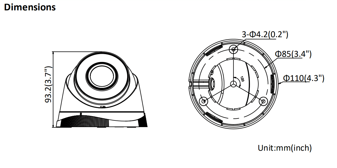 HiLook IPC-T250H 5MP IP Turret Camera