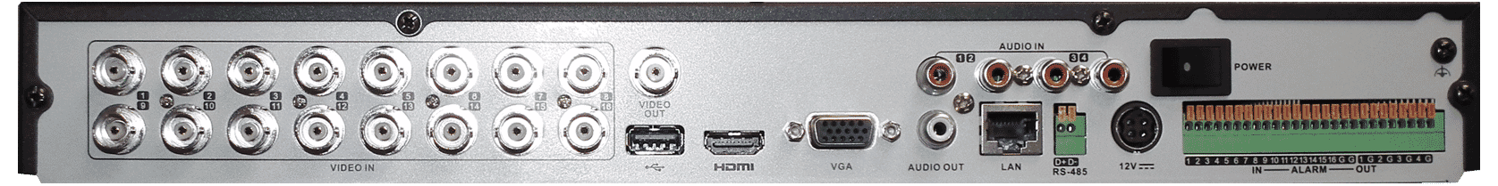 Hikvision DS-7216HUHI-K2 16 Channel 8MP TVI Hybrid DVR