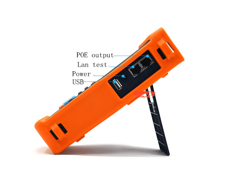 Rugged CCTV Test Monitor 4K 8MP IP TVI CVI AHD