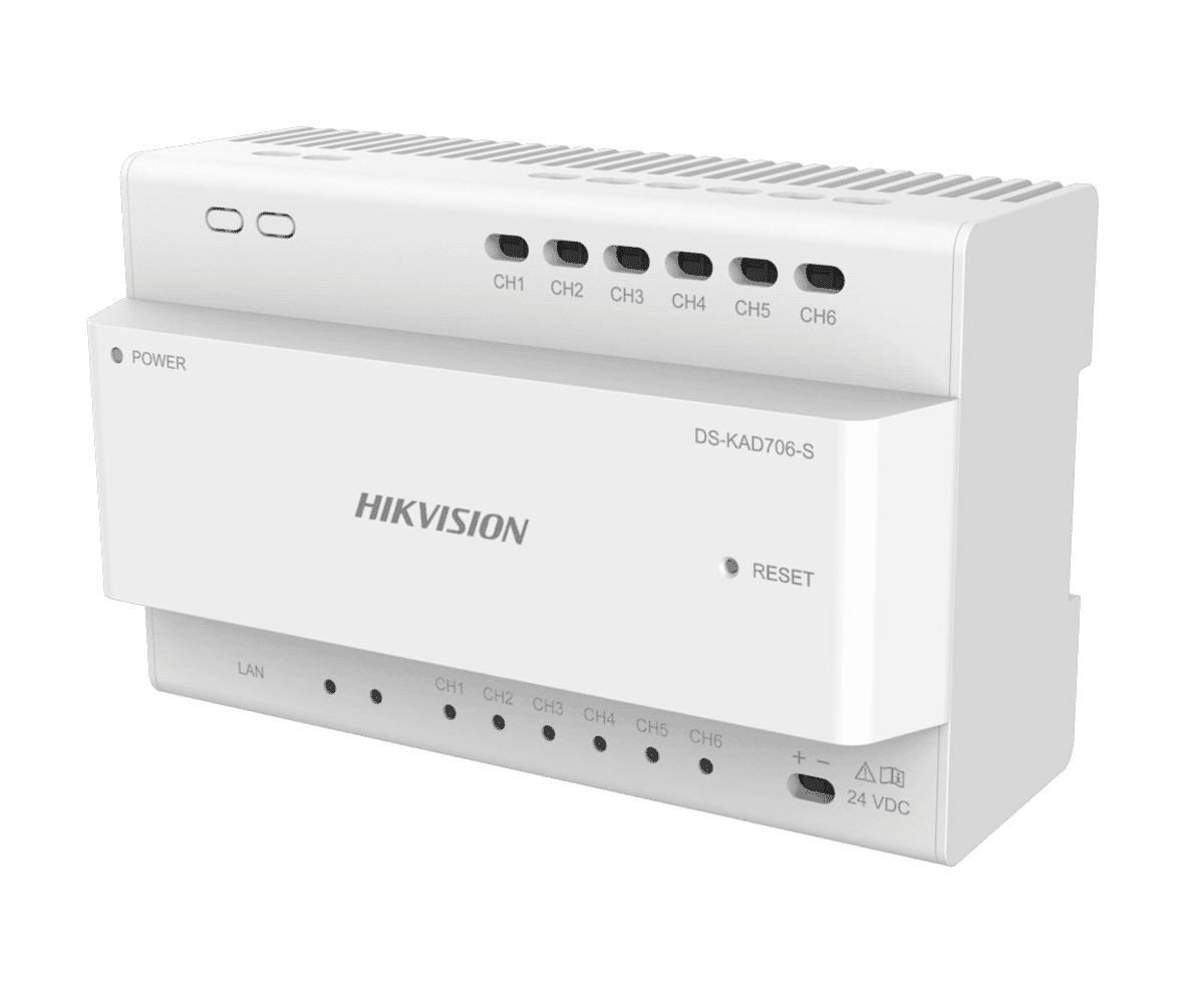 Video Intercom Distributor Hikvision DS-KAD706 2-Wire Video Intercom Distributor | Connectec.uk