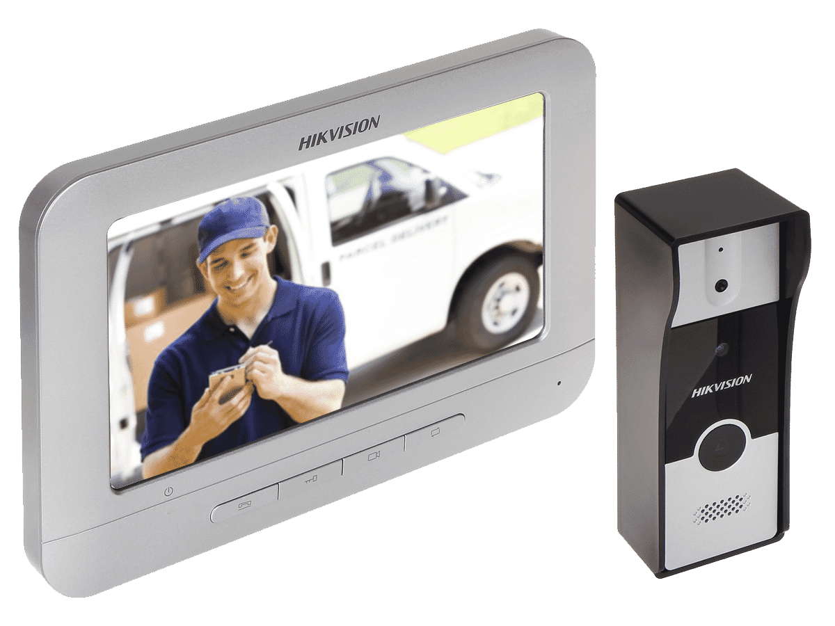 Hikvision Ds Kis202 Analogue Video Intercom Door Entry Kit