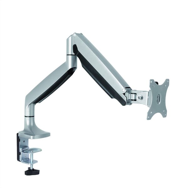 Desk mount precision adjustable monitor bracket