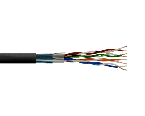 Cat 6 FTP PE Shielded External Data Cable 100m Reel