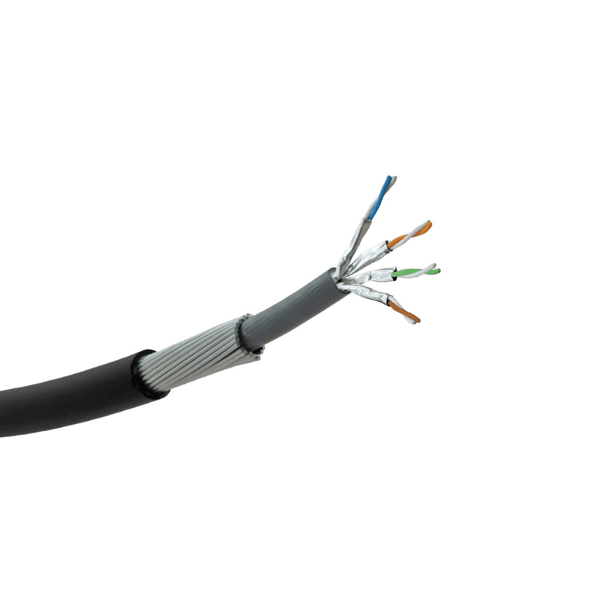 6a Cwc Wire Cat 6A U/FTP Solid Copper Steel Wire Armoured SWA (per metre)