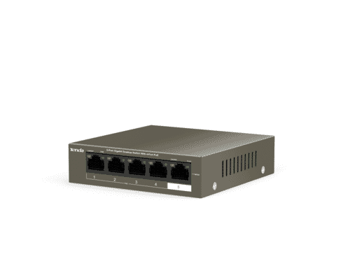 Tenda TEG1105P 4+1 Port Gigabit 802.3af/at 63W PoE Switch