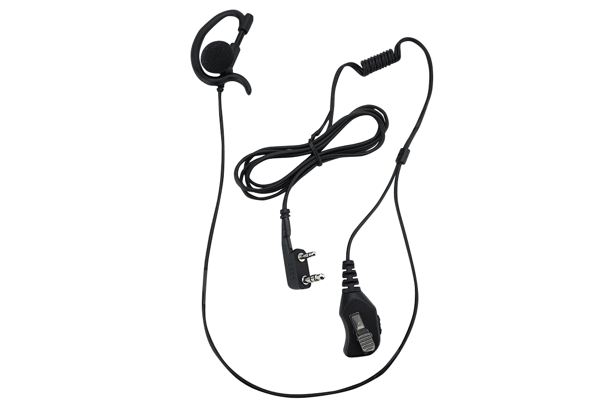 Mitex G Shape Earpiece with Lapel Mic & PTT